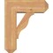Ekena Millwork Funston Craftsman Smooth Bracket w/ Offset Brace, Western Red Cedar, 7 1/2"W x 20"D x 24"H BKT0806X20X24FST04SWR - alternate 2